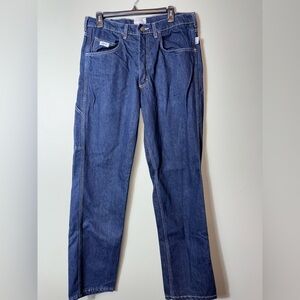 Tyndale FRMC Mens Dark Wash Carpenter Jeans Arc Rated Flame Resistant W33 L34